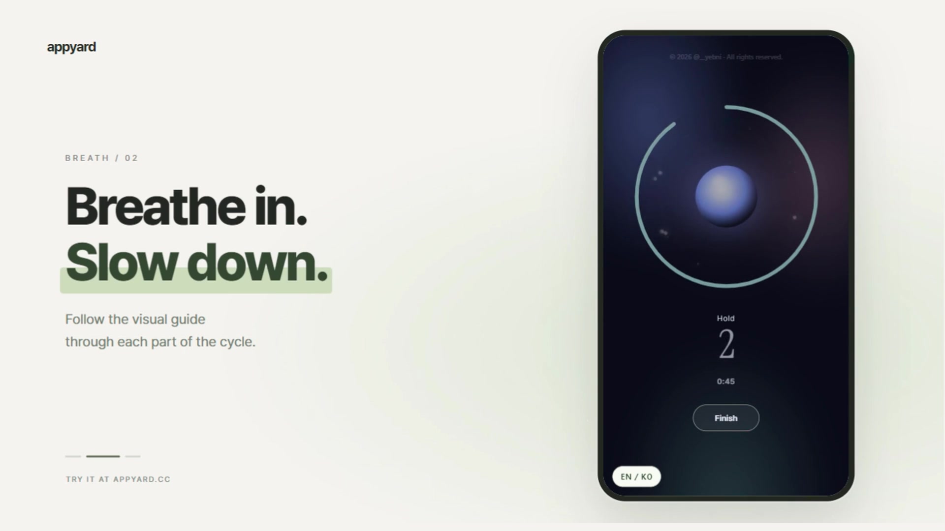 breath: Website for sale, $499 USD | SideProjectors